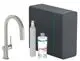 Hansgrohe-HG-Aqittura-M91-SodaSystem-210-Ausziehauslauf-1jet-sBox-lite-Starter-Set-Edelstahl-Optic-76839800 gallery number 1